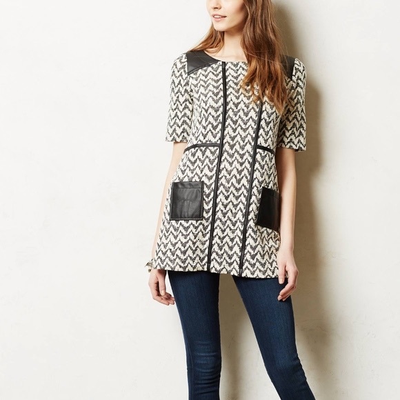Anthropologie Tops - Postmark Hida Tunic Black & White